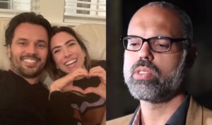 Patrícia Abravanel e Fábio Faria são flagrados com foragido da lei em igreja evangélica