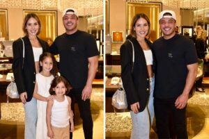 Wesley Safadão e Thyane Dantas fazem rara aparição com os filhos
