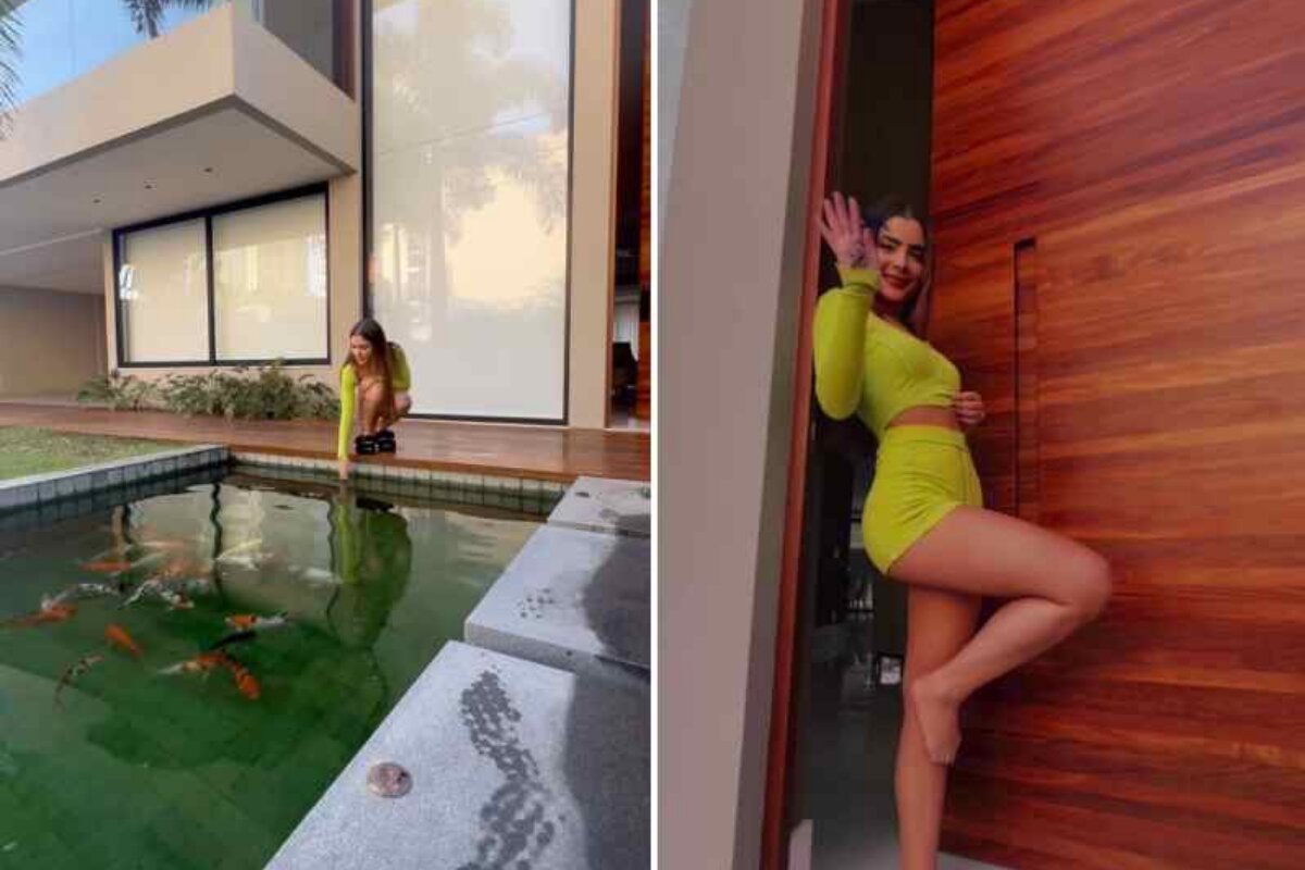 Jade Picon Se Muda Para Mansão Com Lago E Cinema Ao Lado Da Casa De