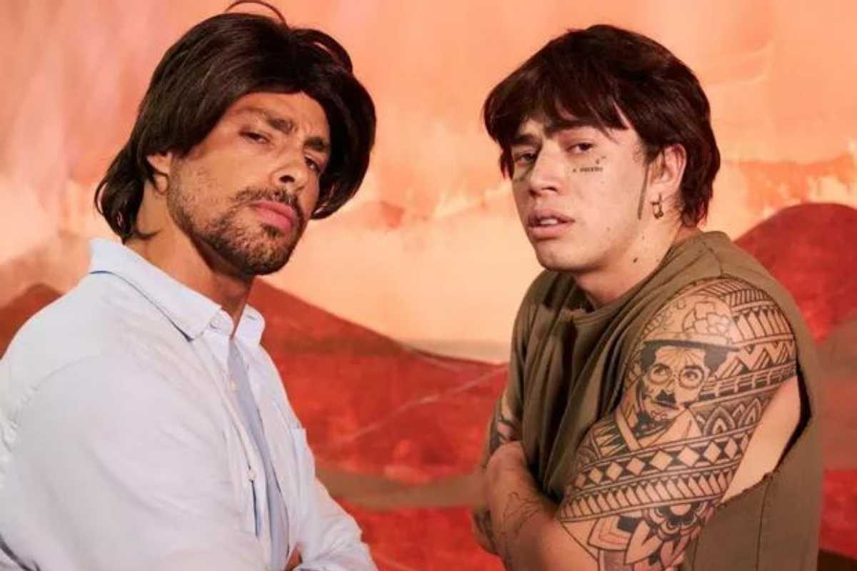 Cauã Reymond e Whindersson Nunes como personagens de "O Clone"