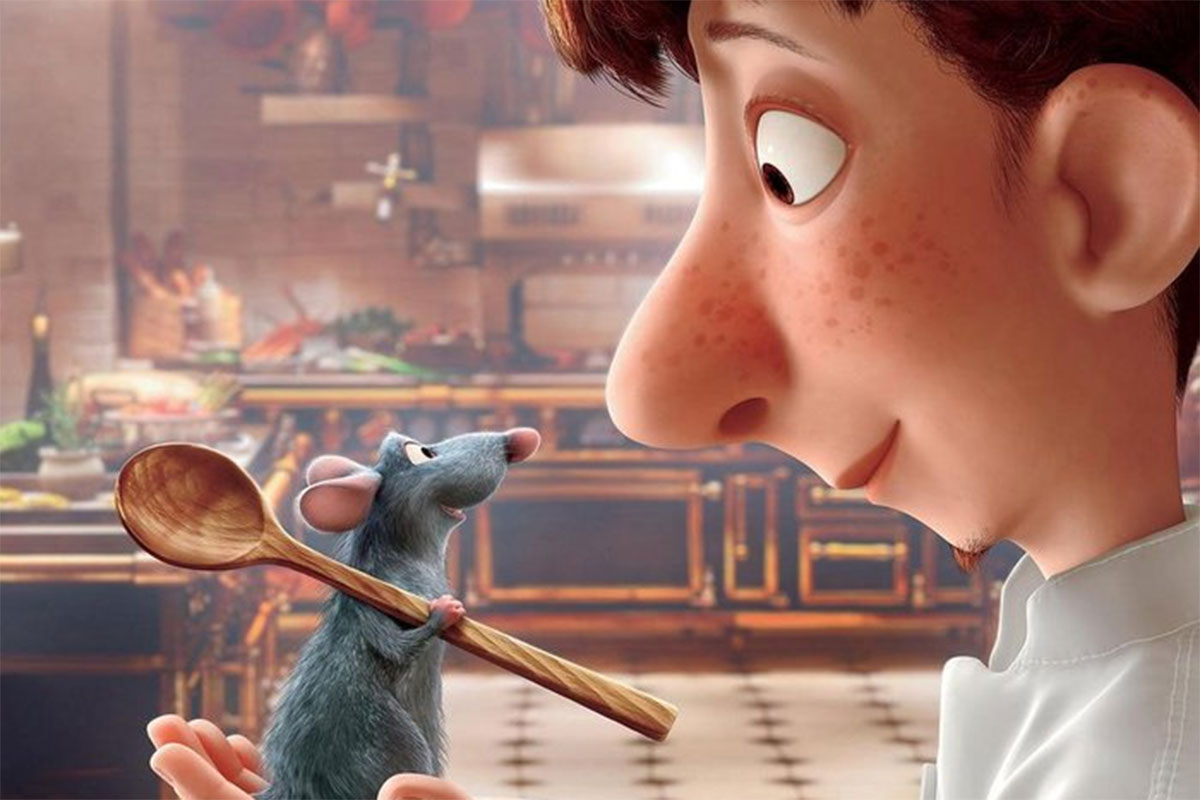 Cena da animação Ratatouille, que será exibida na Sessão da Tarde