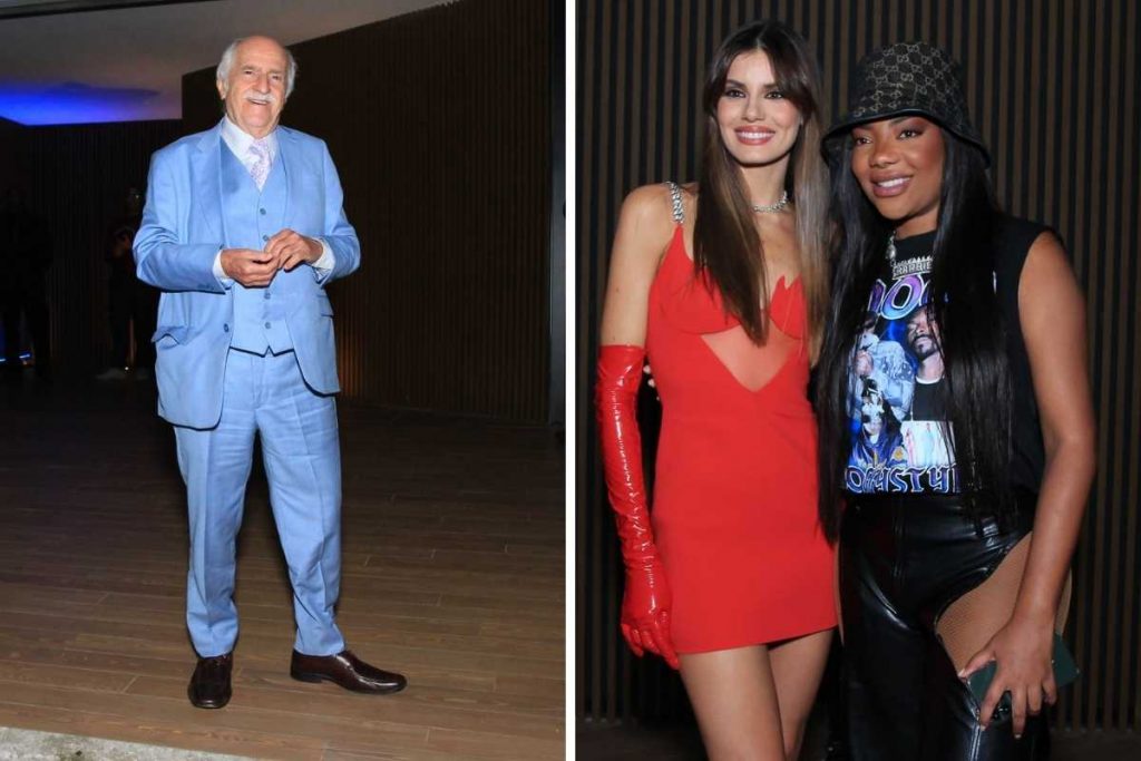 fotomontagem de Ary Fontoura e Ludmilla no aniversário de camila queiroz