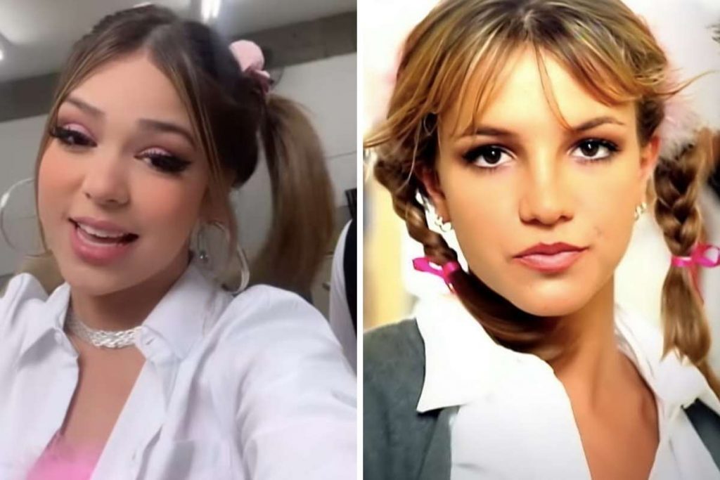 Melody se inspira em clipe de Britney Spears