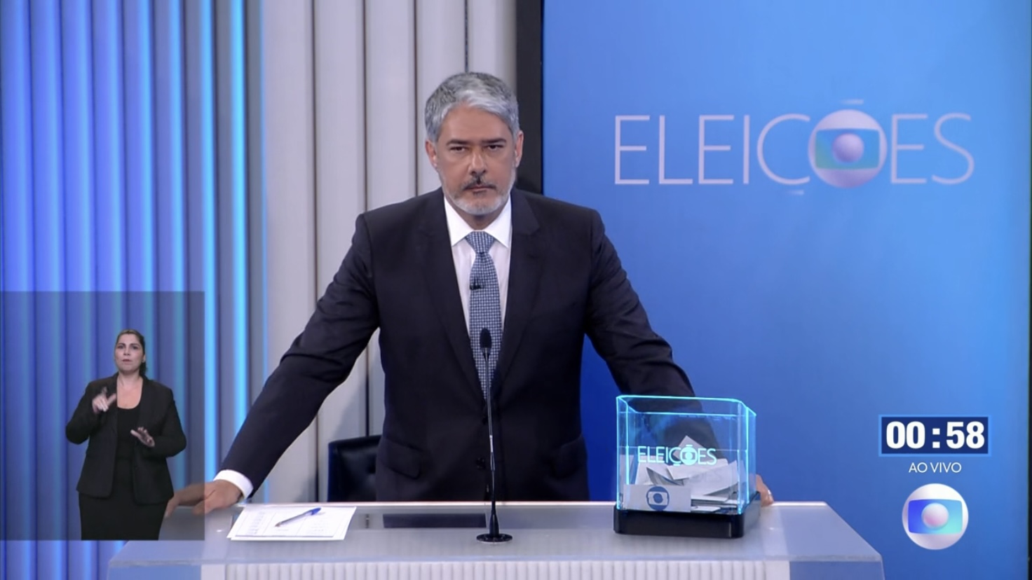 Bonner sobe o tom após bate boca no Debate da Globo