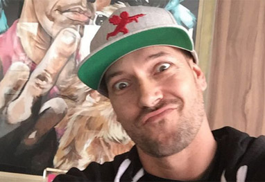 Kevin Federline fazendo careta