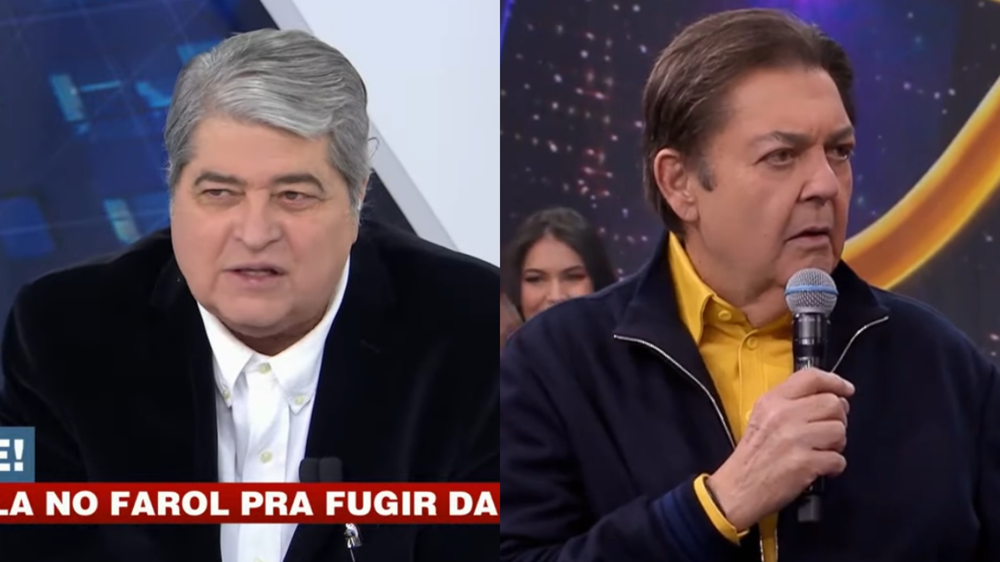 Datena e Faustão são menos visto que “Cara e Coragem”; veja os números