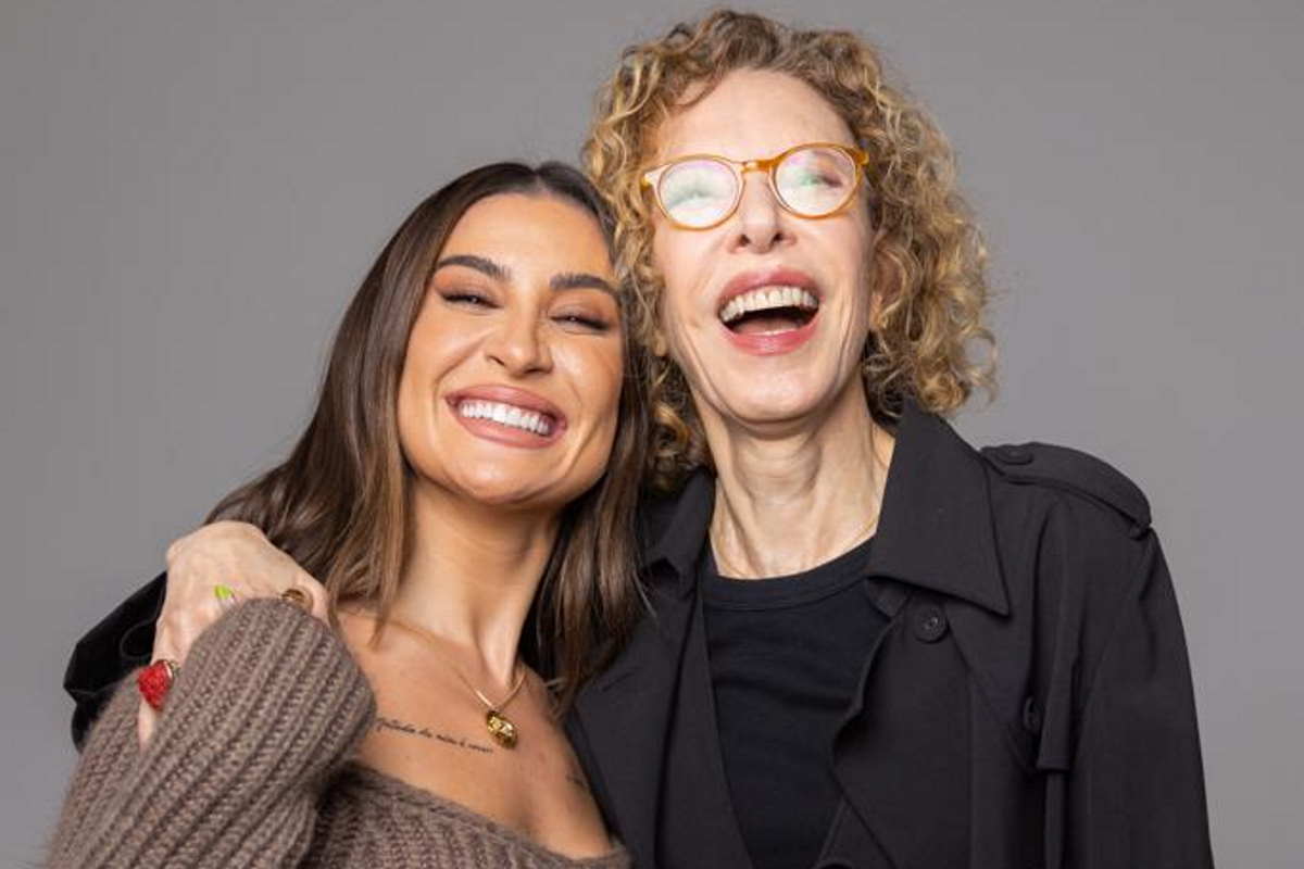 Bianca Rosa com Marilia Gabriela posadas