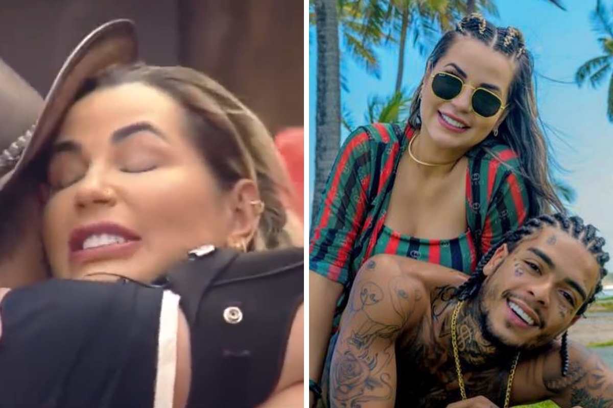 Deolane se emociona ao relembrar história de amor com MC Kevin em 'A Fazenda'
