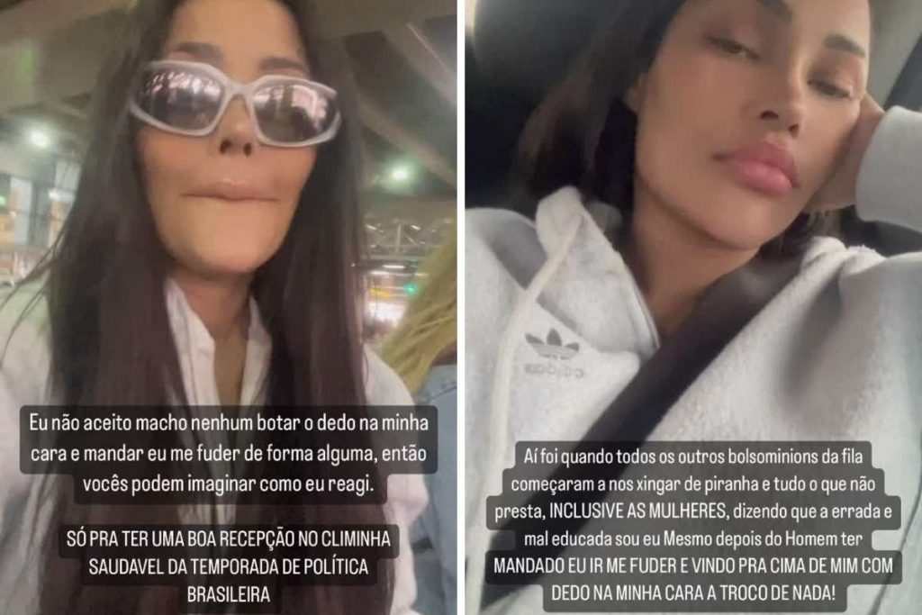 Ao lado de Gizelly Bicalho, Flay conta detalhes de confusão em aeroporto