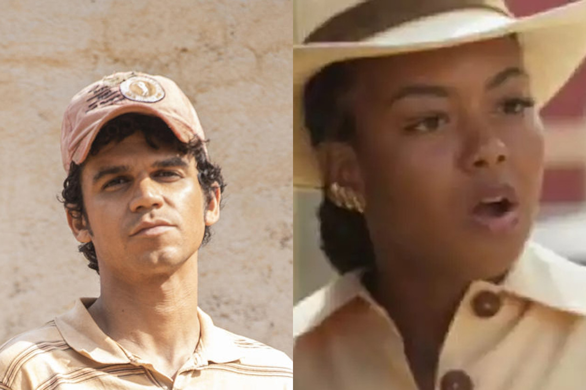 Mirinho (Lucas Galvino) e Laura (Eli Ferreira) em Mar do Sertão