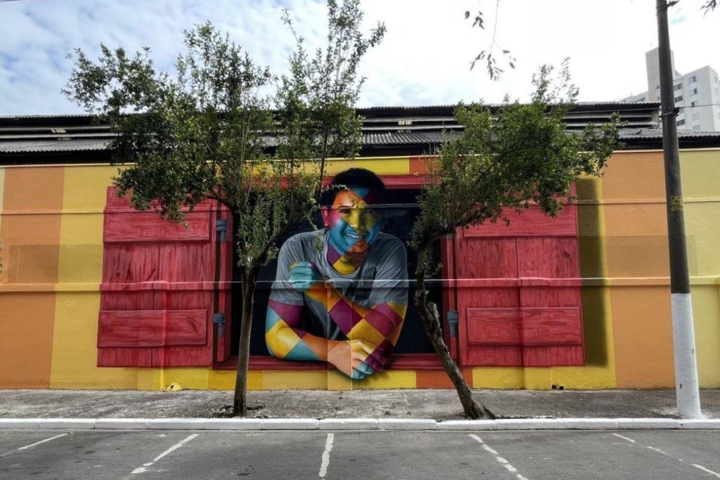 Mural Janelas Abertas para o Mundo, de Eduardo Kobra