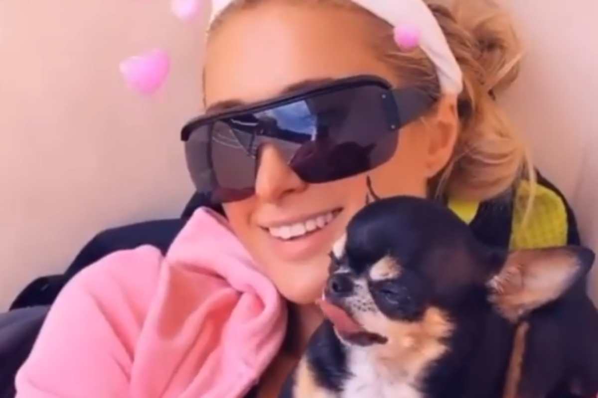 Paris Hilton com Diamon Baby