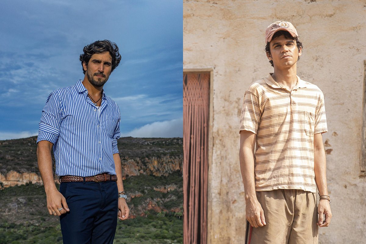 Tertulinho (Renato Góes) e Mirinho (Lucas Galvino) em Mar do Sertão