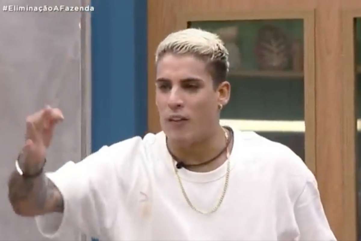 Tiago provoca rivais em A Fazenda 14
