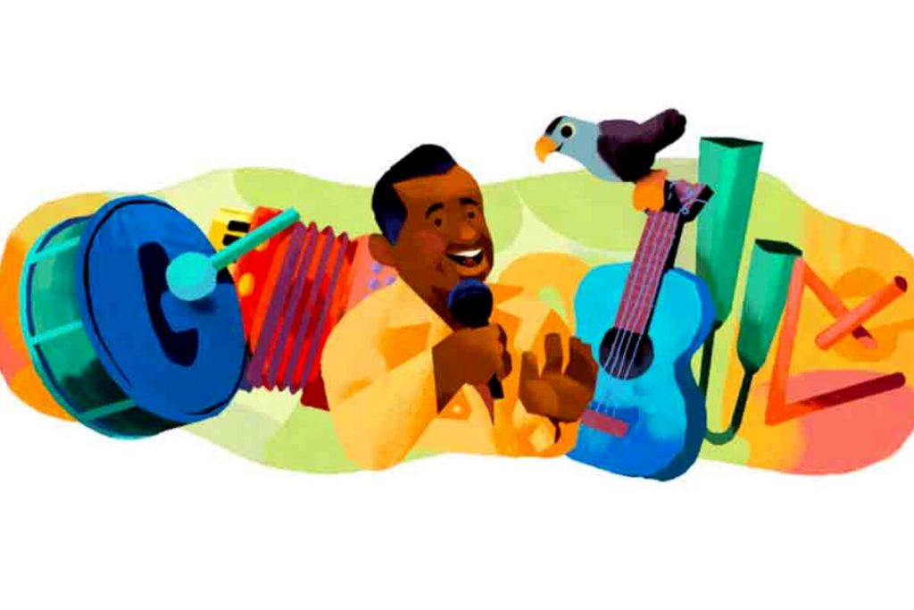 Arte do Google em homenagem a João do Vale