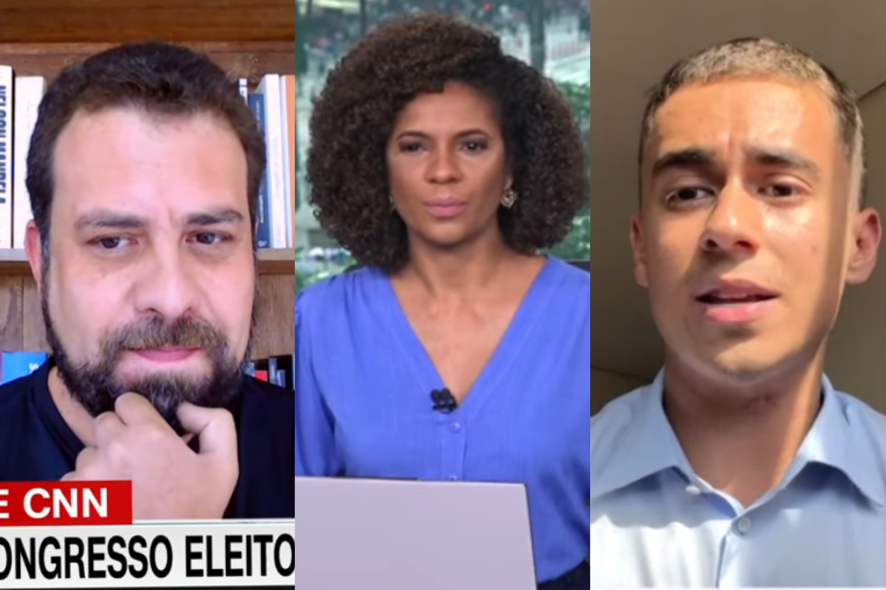 Fugindo do debate? Nikolas Ferreira recebe ligações durante confronto com Boulos na CNN Brasil