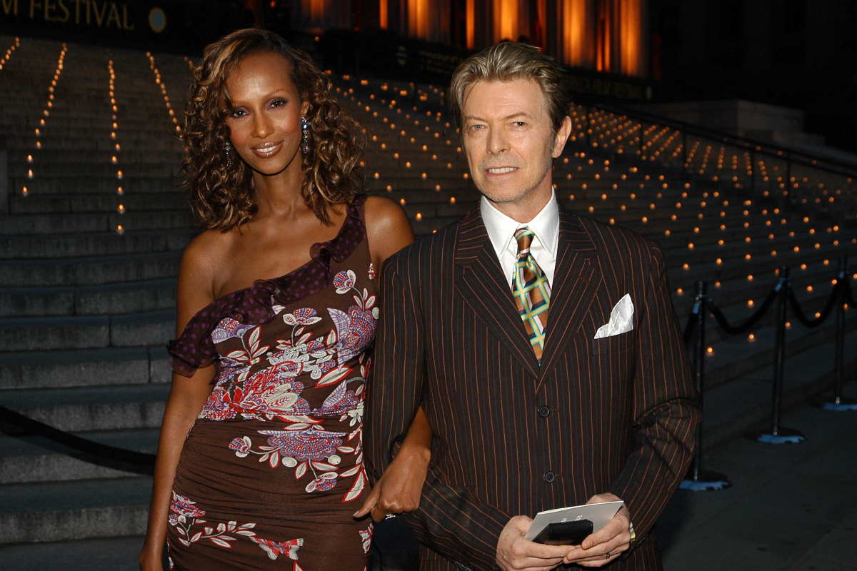 Iman e David Bowie juntos