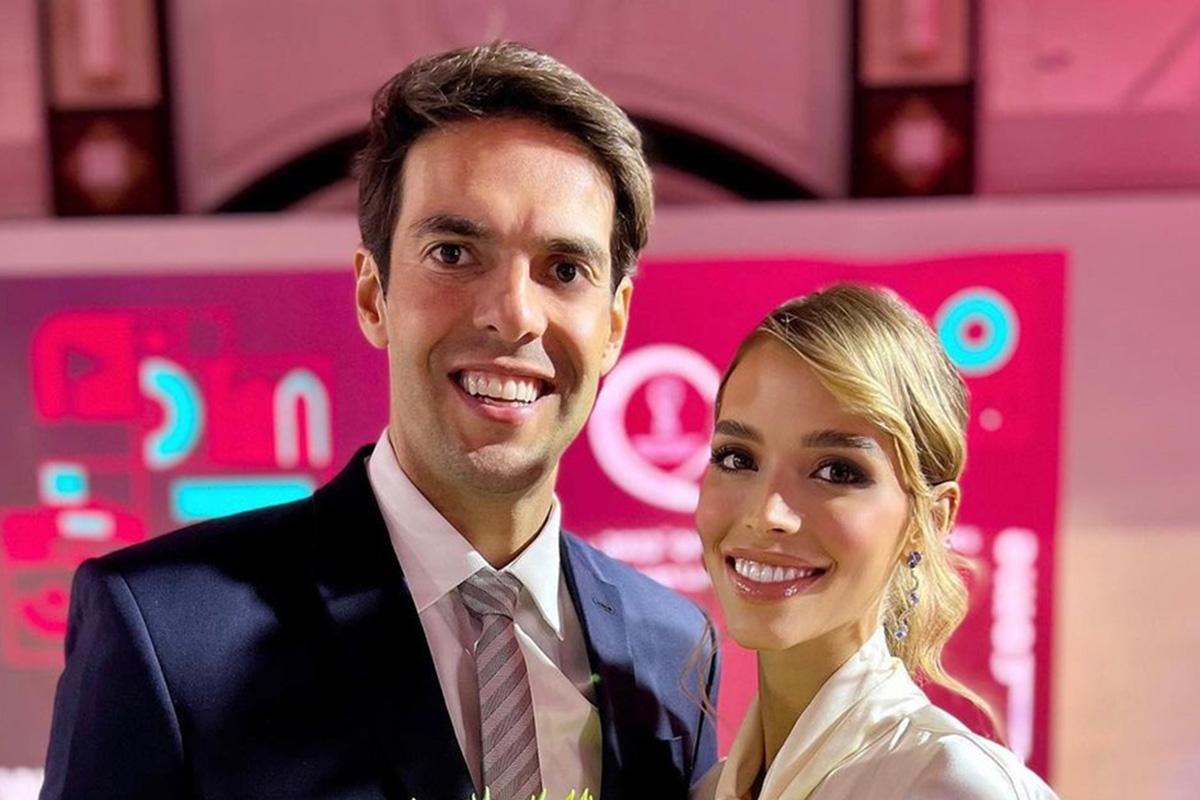 Kaká e Carol Dias