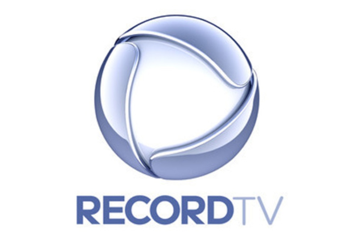 logo da record tv em fundo branco