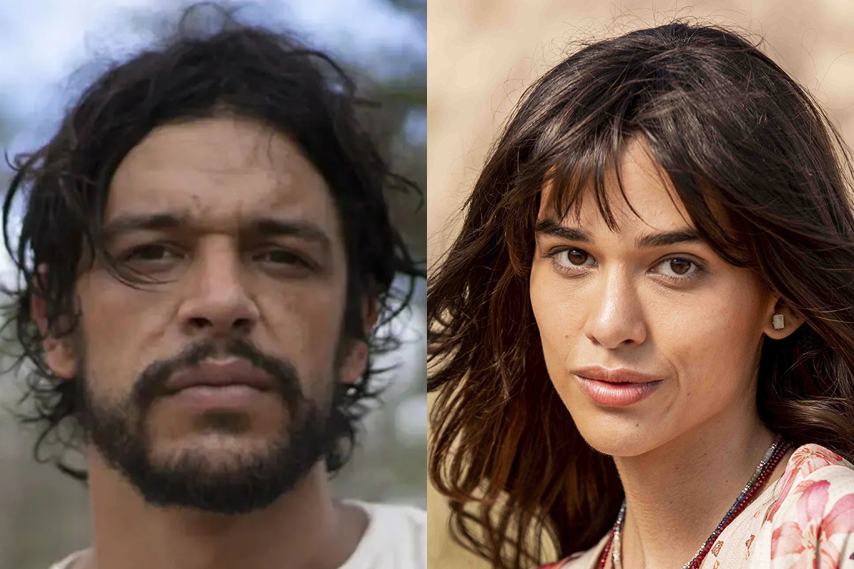 Maruan (Pedro Lamin) e Labibe (Theresa Fonseca) em Mar do Sertão