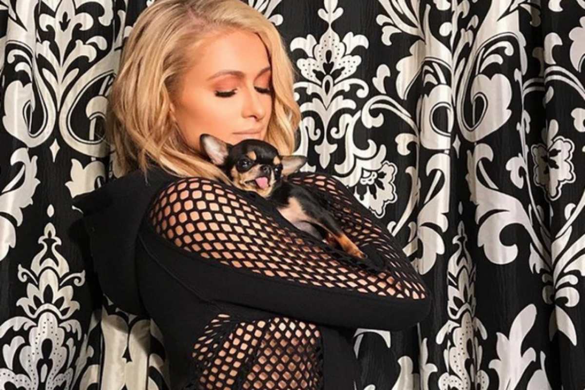 Paris Hilton com Diamond Baby