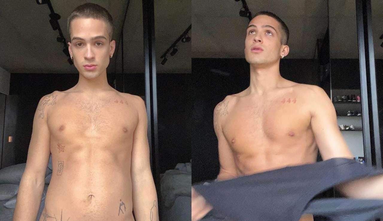 João Guilherme posa em fotos sem camisa e deixa seguidores eufóricos