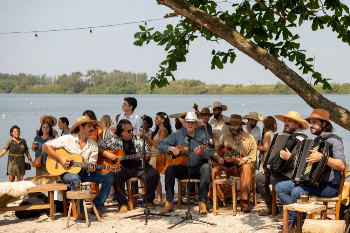 Roda de viola no final de Pantanal