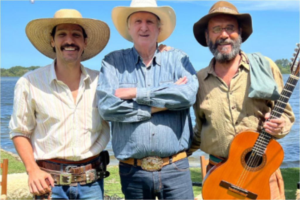 sérgio reis, guito e almir sater em Pantanal