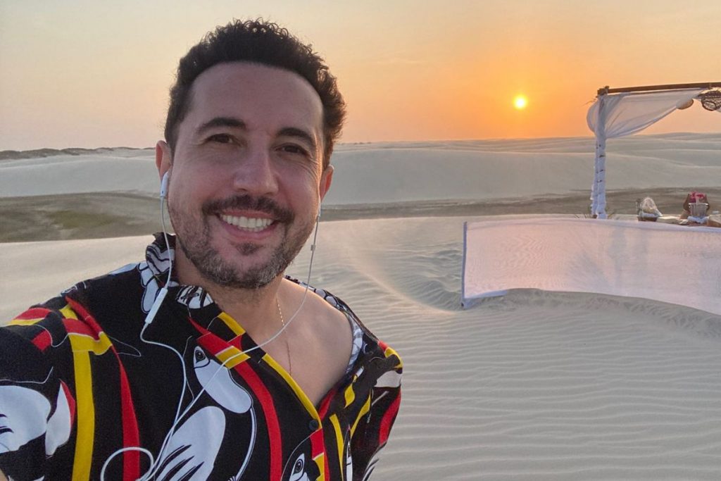 Thiago Rocha nos Lençóis Maranhenses