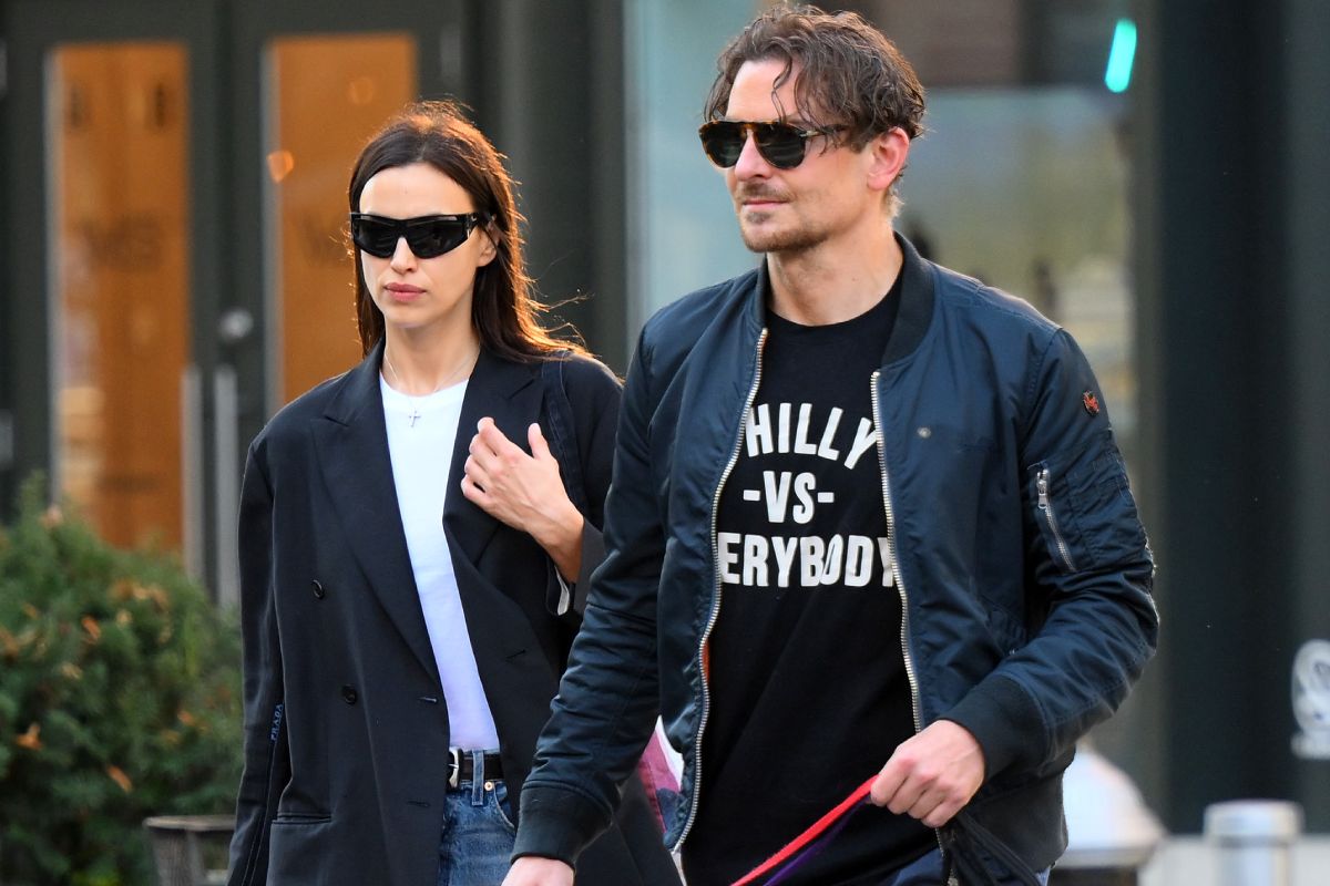 bradley cooper e irina shayk caminahndo juntos em nova yor