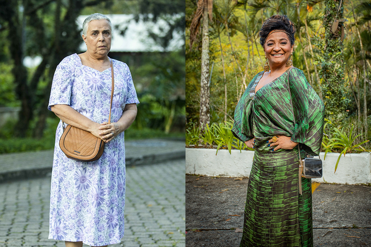 Dagmar (Guida Vianna) e Martha (Claudia Di Moura) em Cara e Coragem