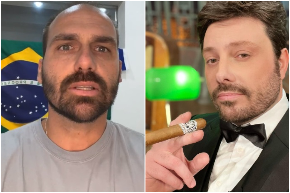 danilo gentili e eduardo bolsonaro