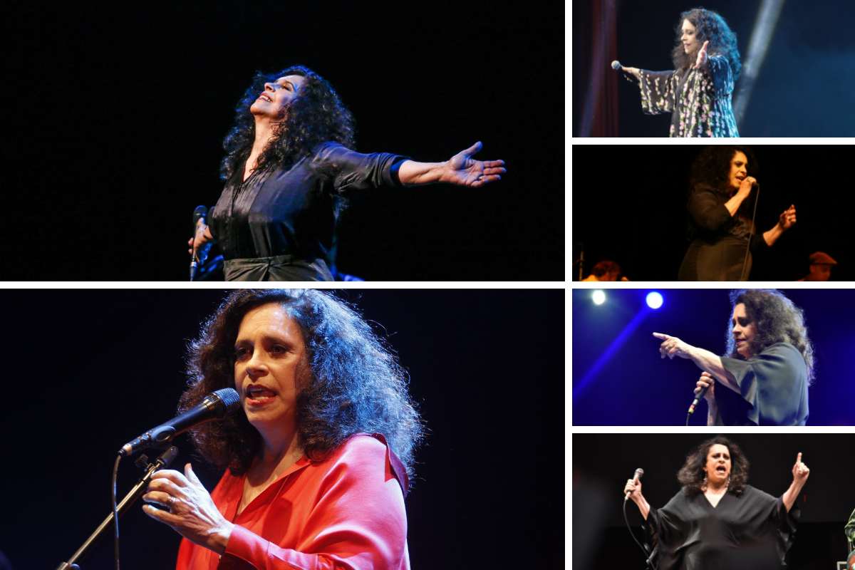 gal costa cantando no palco