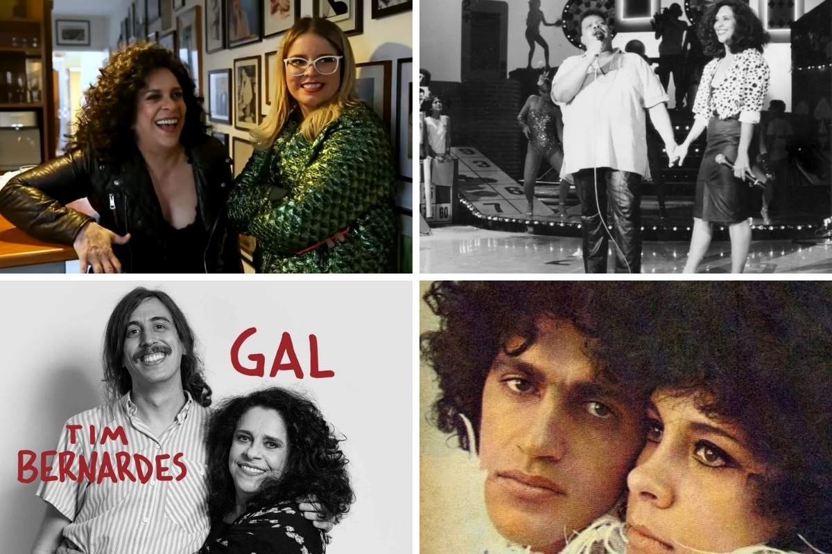 gal costa com tim maia, marília mendonça, caetano veloso e tim bernardes