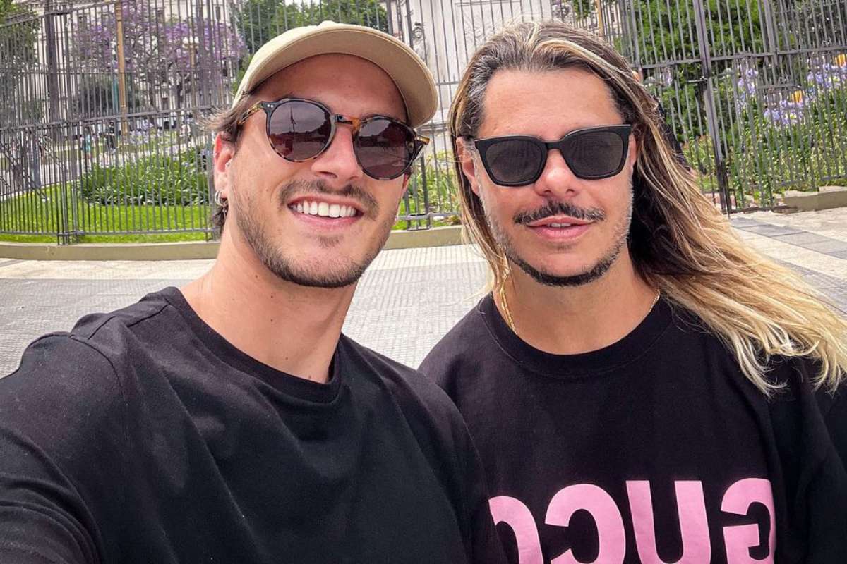 marcus majella posando com erick raupp na argentina