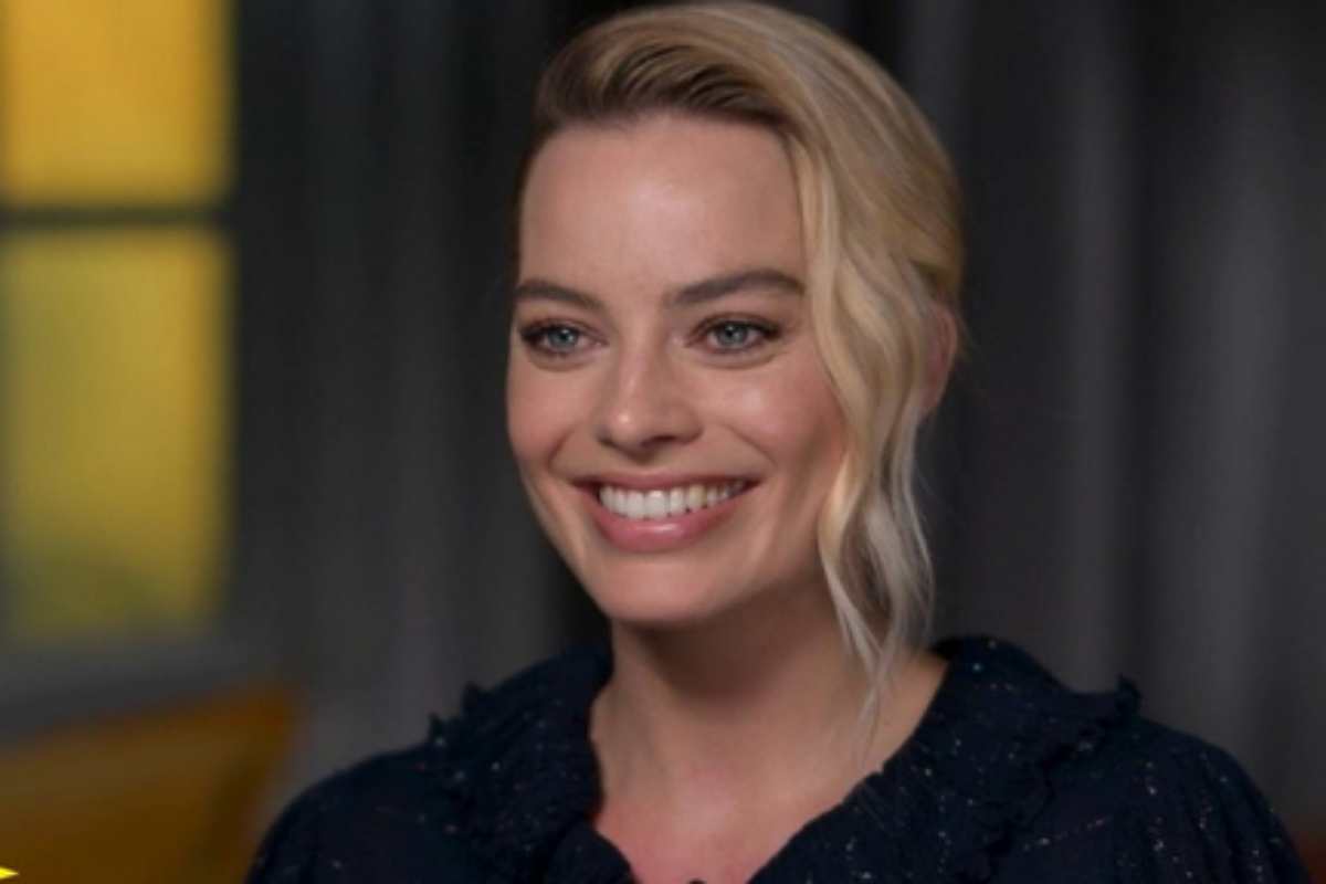 Margot Robbie em entrevista na TV