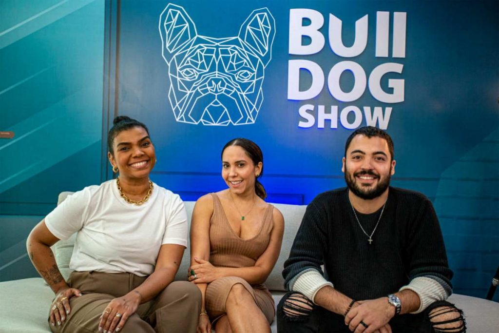Mulher Melão em podcast