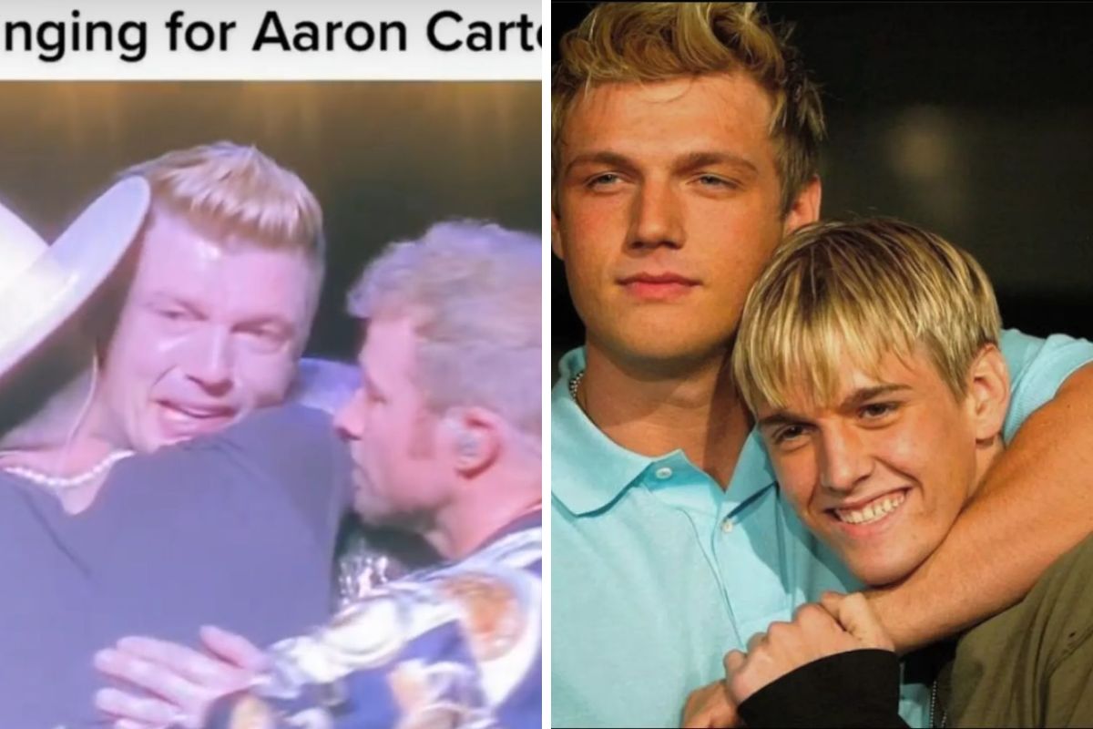 nick carter chorando pela morte de aaron carter