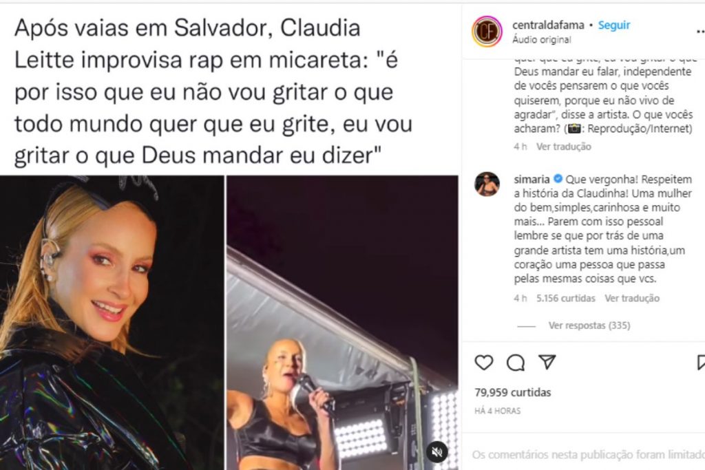 simaria-fendendo-claudia-leitte-instagram-1024x683-1 simaria defendendo claudia leitte em postagem no instagram