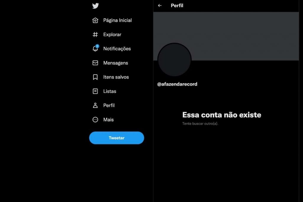 Página de 'A Fazenda 14' no Twitter está fora do ar