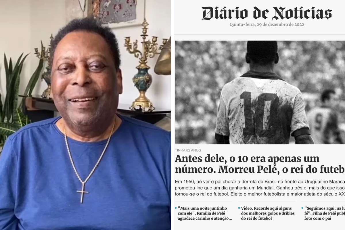 Morte de Pelé é notícia no mundo