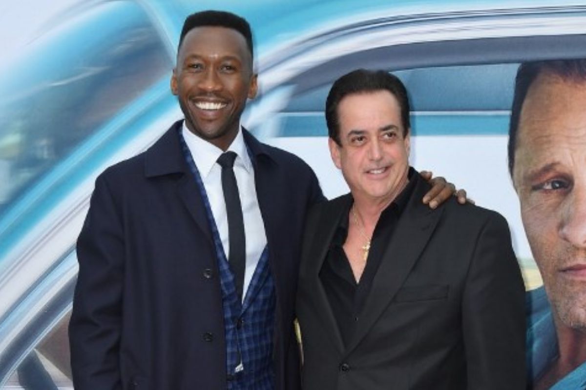 Mahershala Ali e Frank Vallelonga na pré-estreia de Green Book