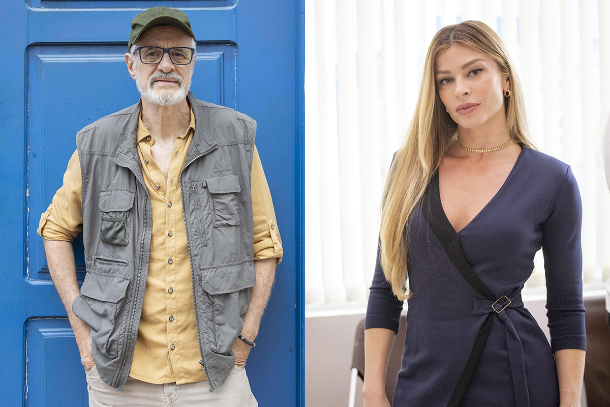 Dante (Marcos Caruso) e Débora (Grazi Massafera) em Travessia