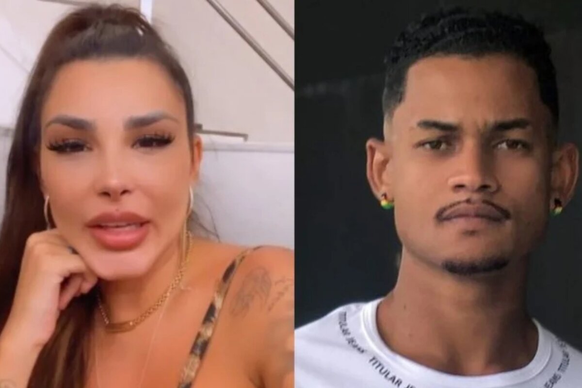 Jenny Miranda e Gabriel, namorado de Bia Miranda