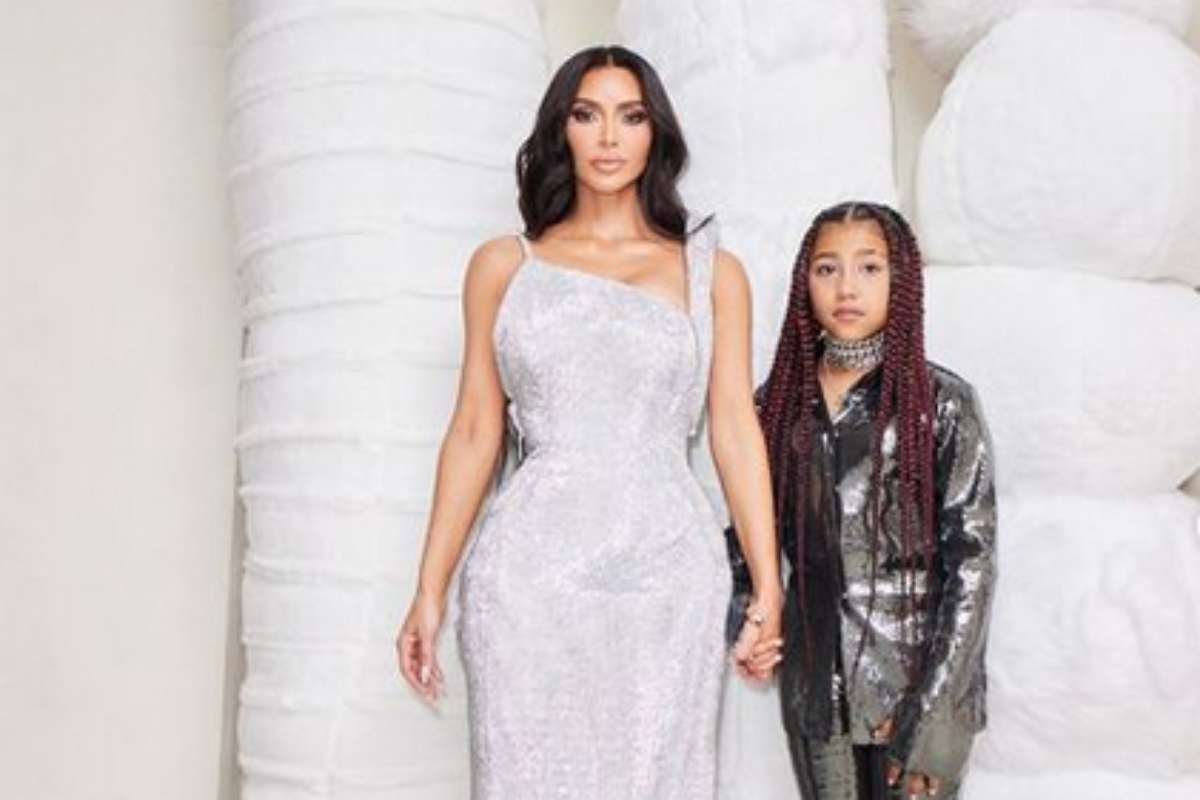 Kim Kardashian com North West