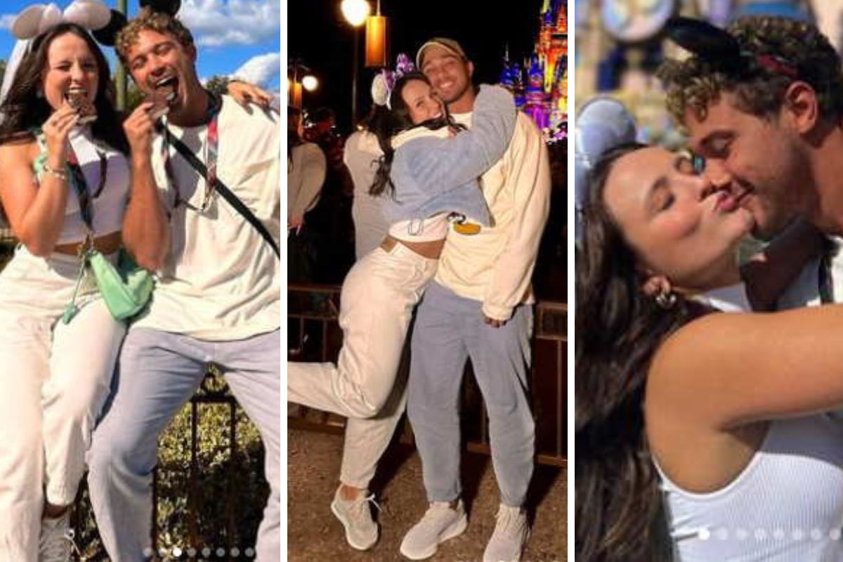 Larissa Manoela Andre Luiz Frambach na Disney