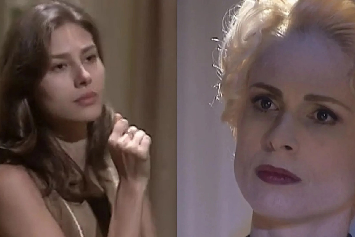 Lia (Lavínia Vlasak) e Léia (Silvia Pfeifer) em O Rei do Gado