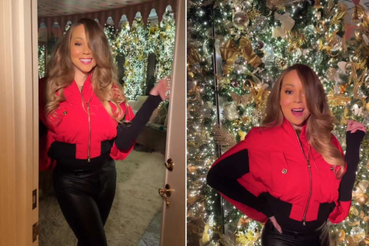 Mariah Carey em seu apartamento de Nova York