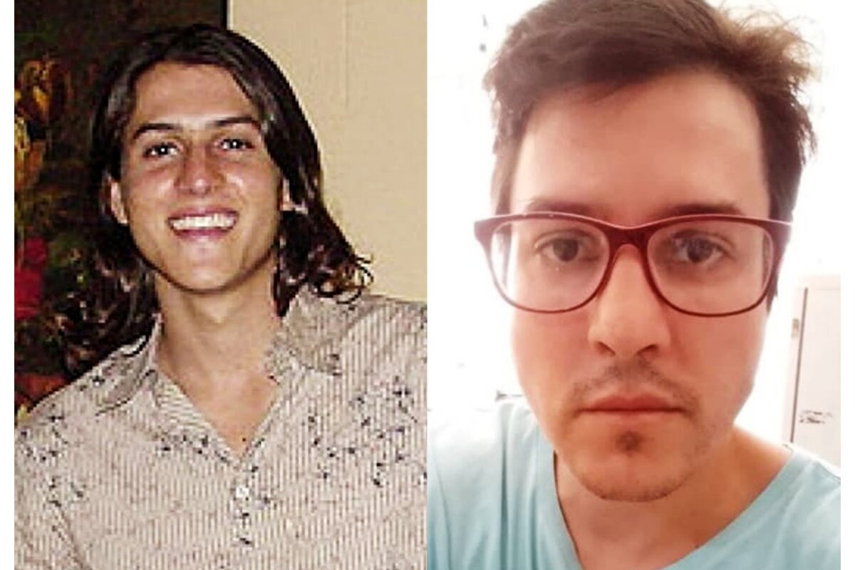Betito Tavares na época de 'Coração de Estudante' e recentemente
