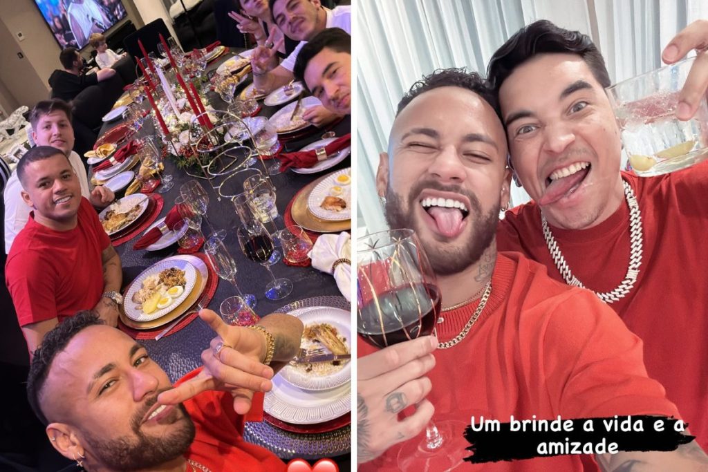 neymar-nadine-1024x683-2 Neymar passou o Natal ao lado dos amigos